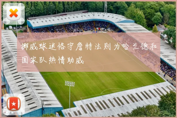 挪威球迷恪守詹特法则为哈兰德和国家队热情助威